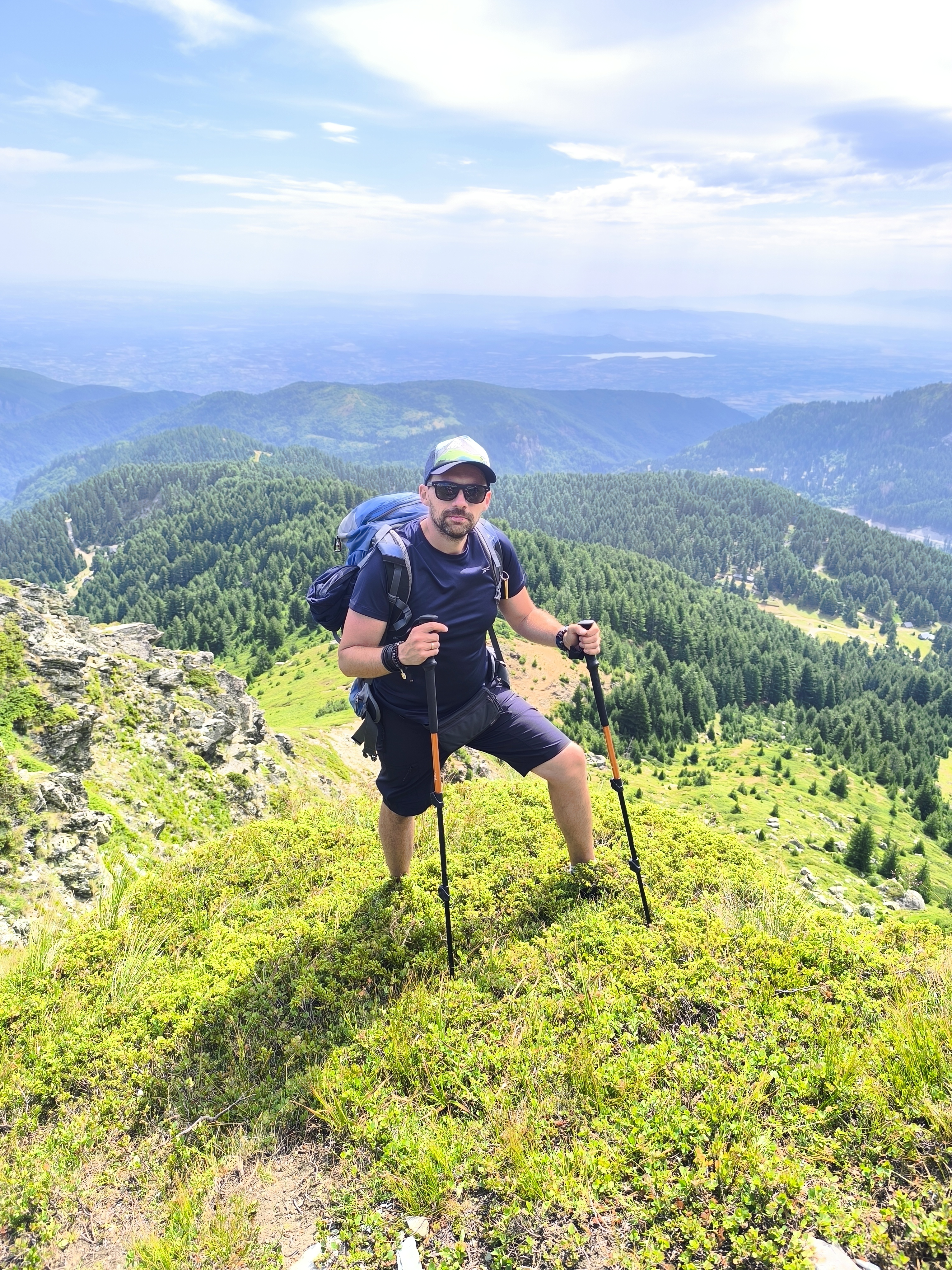 Piotr w górach